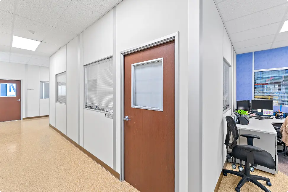 Completed Modwalls healthcare installation